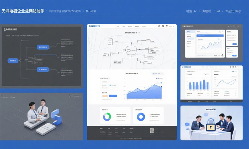 天水電器企業(yè)網(wǎng)站建設(shè)制作過(guò)程中的核心因素